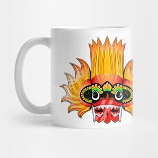 Traditional face mask design Mug